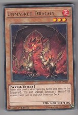 YU-GI-OH Unmasked Dragon Rare NECH-EN035 englisch Demaskierter Drache
