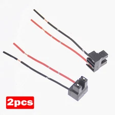 2pcs Wire Pigtail Female H7 Two Harness Head Light Low Beam Socket Plug for Lamp