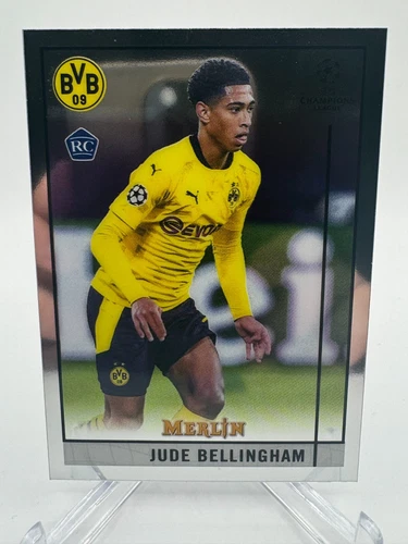 2020-21 Topps Chrome Merlin UEFA Jude Bellingham RC Borussia Dortmund Soccer