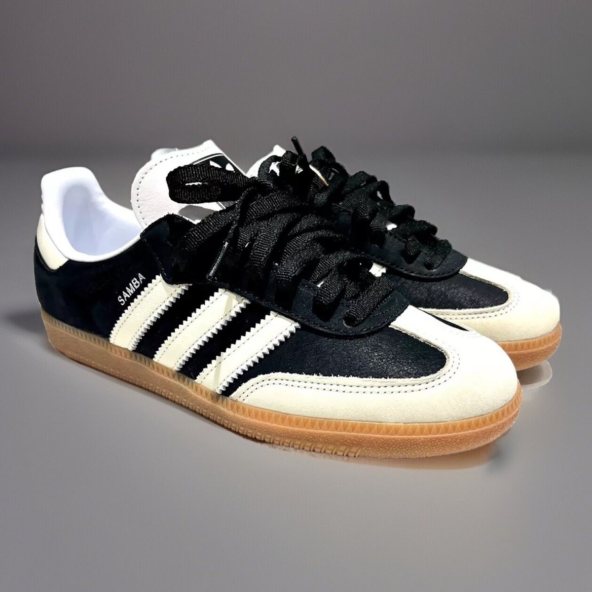 adidas Samba 黒/白 28cm ベトナム製 Adidas Originals Samba Og Size 8 Men's Shoes Black/Wonder