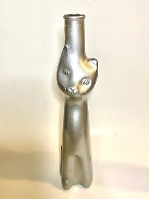 Silver 2015 Happy Cat Mosel Riesling Germany Empty Wine Bottle