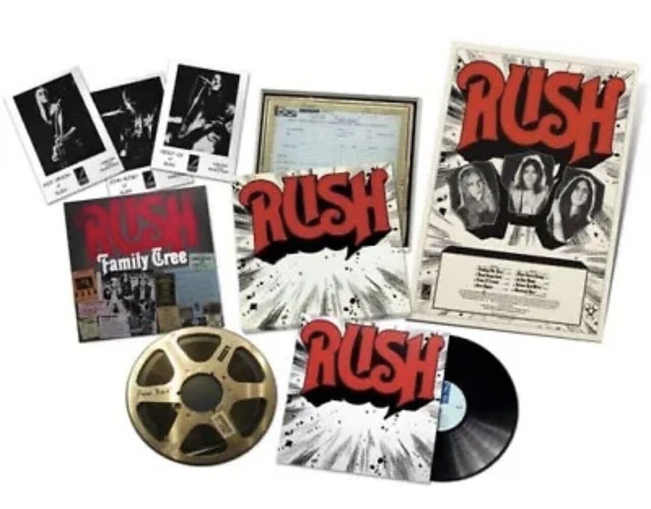 RUSH ReDISCovered LP 40th Anniversary 200 Gram Vinyl Box Set DMM Remastered 2014