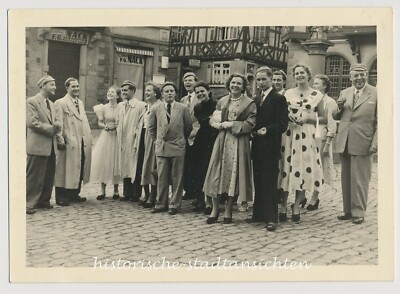Heppenheim 1954-Burschenschaft connection F.G. Nude - Fashion - Vintage Photo 1950s
