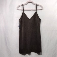 NEW Wilfred Free Vivienne Dress Women's S Brown Retro 90s Y2K Boho Minimalist