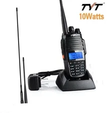 TYT UV8000D 10W UHF/VHF 136-174MHz/400-520MH 3600mAh Cross Band Repeater Radio