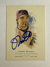 Johnny Estrada Auto Signed 2006 Topps Allen & Ginter Diamondbacks #26 In Person