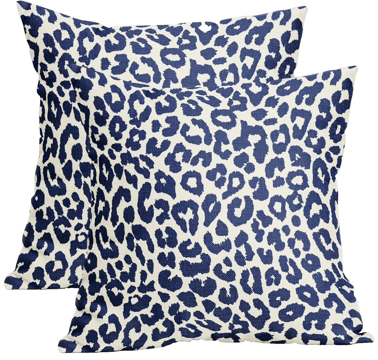 Animal Print Linen Blend Pillow Covers