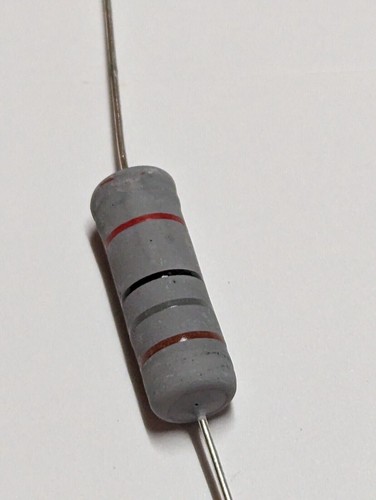 Mundorf MR5 Mox Résistance 3,90 Ohm-5 Watt-Resistor-Ø8xL24 MM 270361-0014 - Photo 1/7