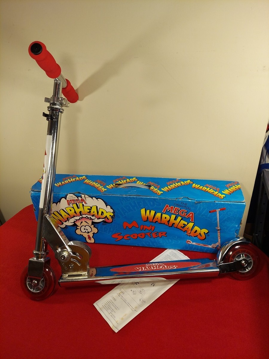Original Mega WarHeads Mini Scooter W/Box & Manual 90's RARE | eBay