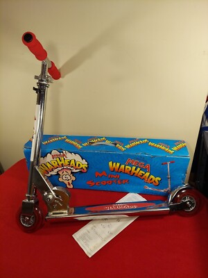 Original Mega WarHeads Mini Scooter W/Box & Manual 90's RARE