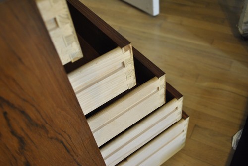 Vintage Mid Century Modern Danish Walnut Chest of Drawers Flat File - Picture 6 of 6