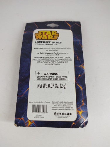 LUCAS FILMS LTD SABLE DE LUZ BÁLSAMO LABIAL YODA - Imagen 2 de 5