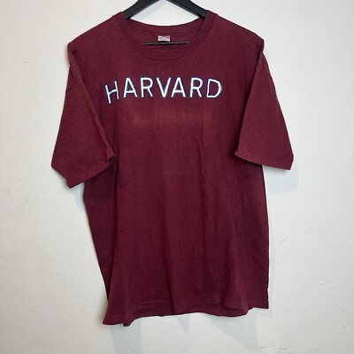 80s Champion®︎ HARVARD Navy Shirt Vintage Vtg 1980s 80s Harvard University Champion Blue Bar Faded T