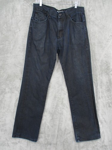 Ecko Unltd Jeans Mens 36X34 Straight Fit Baggy Loose Skater 90s Y2K Black Wash