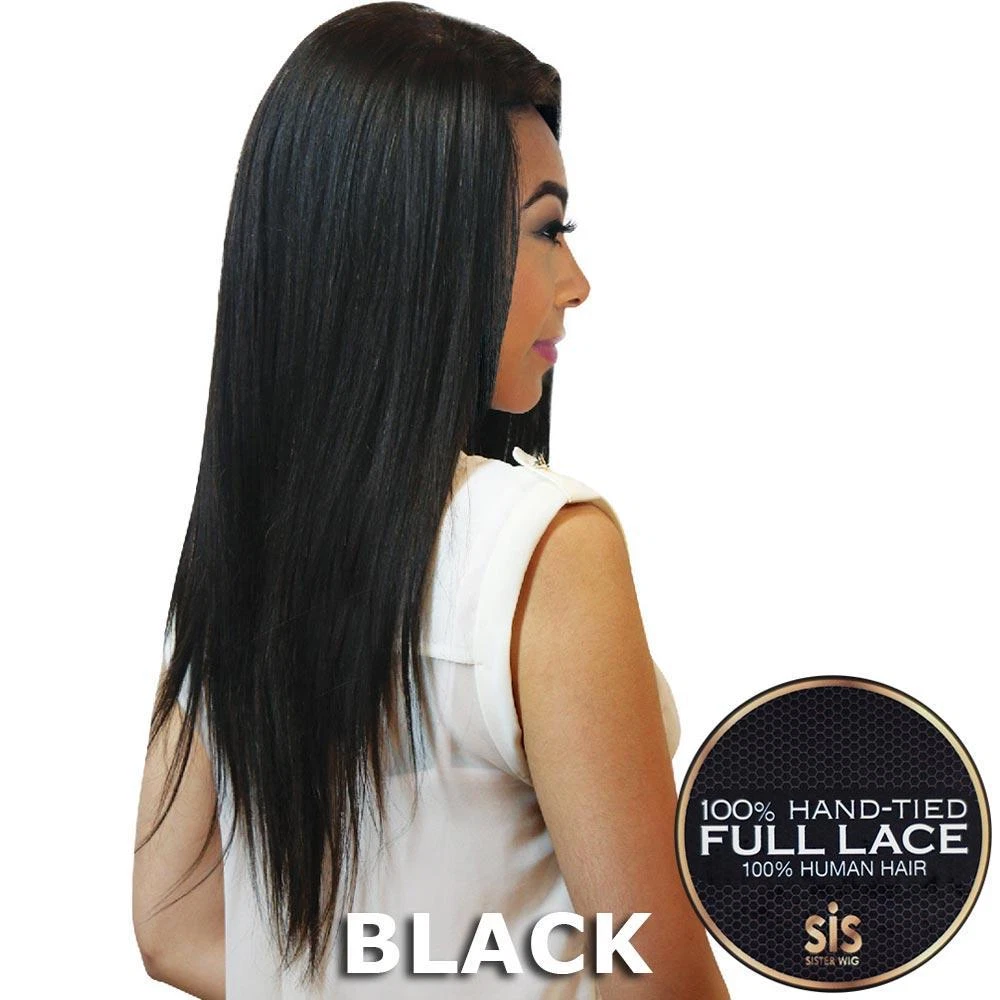 Black hair wig clearance sisters