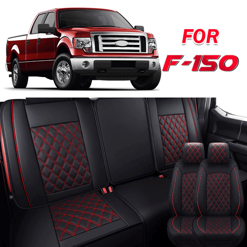 For Ford F150 F250 2009-2022 Crew Cab Truck Car Seat Covers Full Set Front Rear