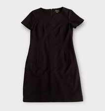 Tahari Arthur S. Levine Women’s Dress Size 2 Classic Shift Short Sleeve Zip Back