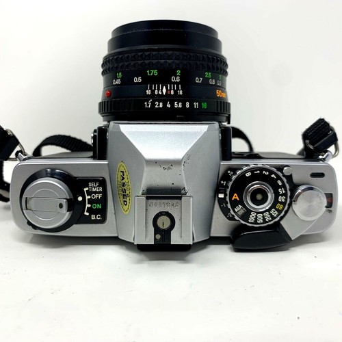 TESTED Minolta XG-1 35MM SLR Camera w/50mm/200mm/Flash/Filters/Manuals EXCELLENT - Picture 8 of 12