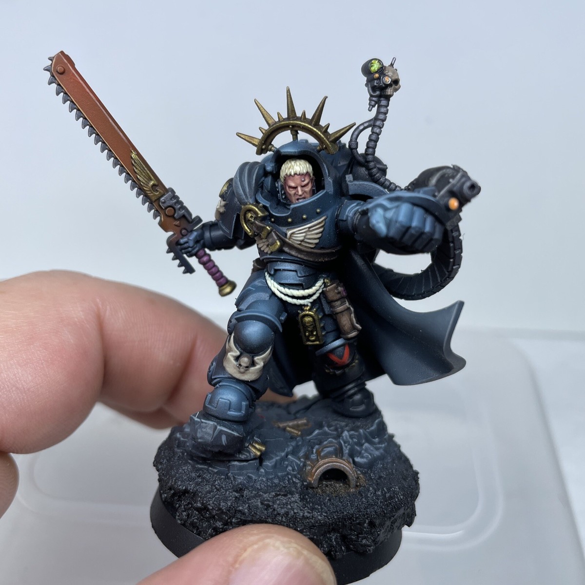 Warhammer 40k - Captain Gravis Blood Angels - Conversion Et Peinture Pro Par Expert
