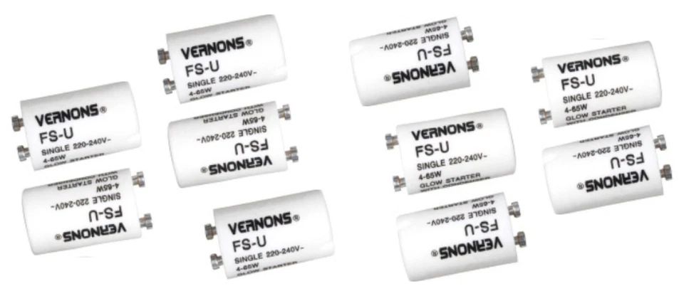 10 x FSU Fluorescent Light Starter 4-80W 220-250V- FSU - Image 4 of 4