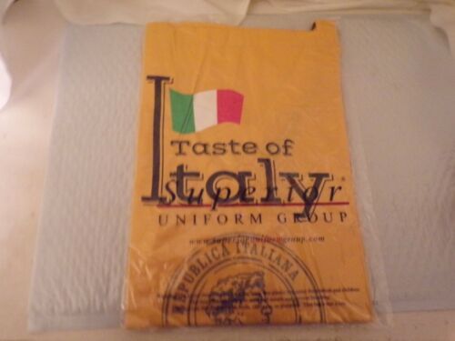 SUPERIOR UNIFORM GROUP ADJUSTABLE ITALIAN THEMED CHEFS/COOKS APRON - Afbeelding 1 van 5