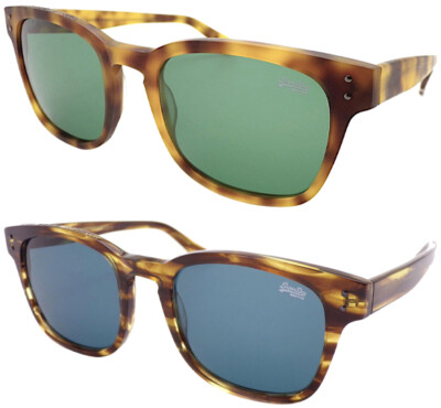 Superdry Montego Soft Square Sunglasses w/ Keyhole Bridge SDSMONTEGO - Handmade