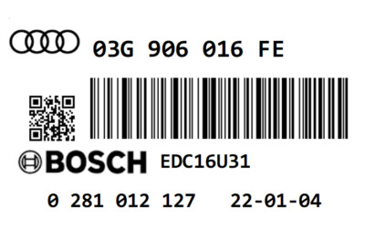 AUDI A4 1.9 TDI PD115 BKE STAGE 1 REMAP 167 PS 03G906016FE IMMO OFF