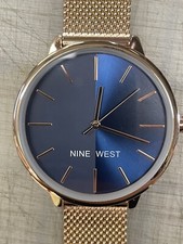Nine West Women’s Mesh Bracelet Watch -NW/ Copper / Gold Toned 1980