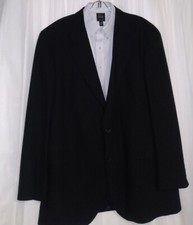 NICE MEN'S JOS A BANK BLACK WOOL JACKET BLAZER SZ 46L