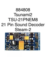 SoundTraxx TSU-21PNEM8 21 Pin Sound Decoder : Steam-2 ~ 884808