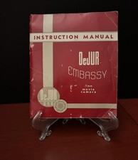 DeJur Embassy 8mm Movie Camera Instruction Manual Original