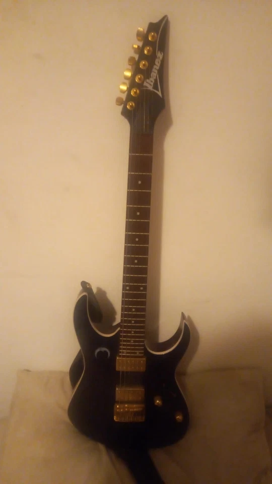 Ibanez RG421HPAH, Blue Wave Black Electric Guitar, Dimarzio Pickups, photo 2 of 3