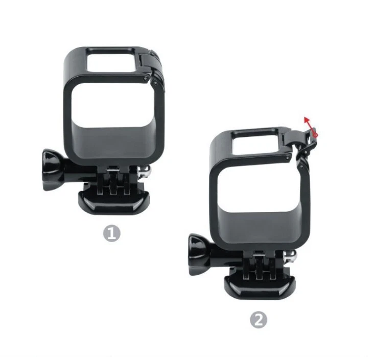 Cover per GoPro Hero 4 5 Sessioni Basso Profilo Montaggio Telaio Custodia Protettiva - Immagine 4 di 4