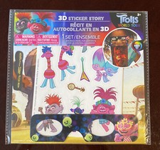 TROLLS 3D STICKERS