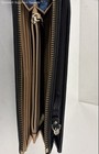 Kate Spade Black Pebbled Leather Double Zip Wristlet Wallet Gold Hardware — photo 6