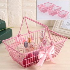 Contenitore Cestino Portaoggetti Organizer Accessori Forniture Finitura Rosa