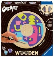 Creart, Malen Nach Zahlen Wooden - Eckige Formen Spiel Creart Malen Nach Zahlen