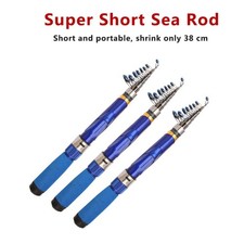 Canna da Pesca Telescopica Portatile e Leggera per Attività all'aperto