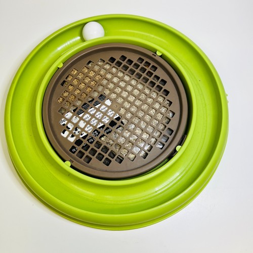 Bergan Turbo Scratcher Cat Toy Assorted Lime Green Open/Barely Used