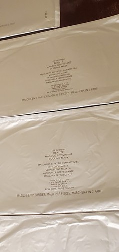Cle De Peau 'Masque Revivifiant' - 2 Piece Cooling Mask Packs - Set Of 7 - New - Picture 7 of 7