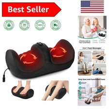 Calf and Foot Massager with Soothing Heat - Ideal for Office or Home Relaxation