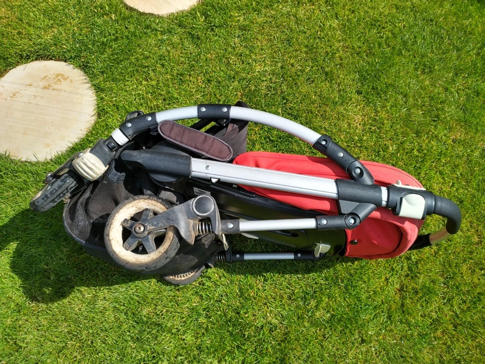 Bugaboo Bee Red Standard Single Seat Stroller Pushchair - Image 4 of 4