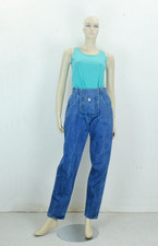 80er true vintage high waist JEANS mit trachtendetails gr. 38 stickerei tracht