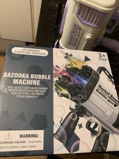 Bazooka Bubble Machine Gun Upgraded Lighting Version Lilac Purple