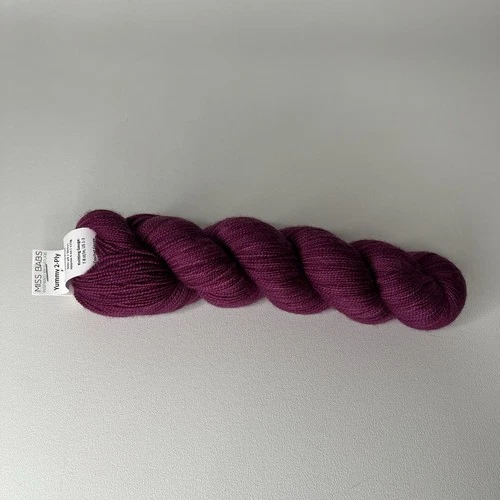 Miss Babs Wild Iris Yummy 2-Ply Fingering Yarn 100% SW Merino 400yd/115g video thumbnail