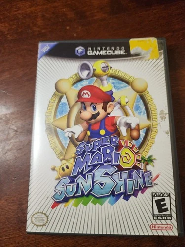 Super Mario Sunshine (Nintendo GameCube, 2002) Complete Tested Black Label