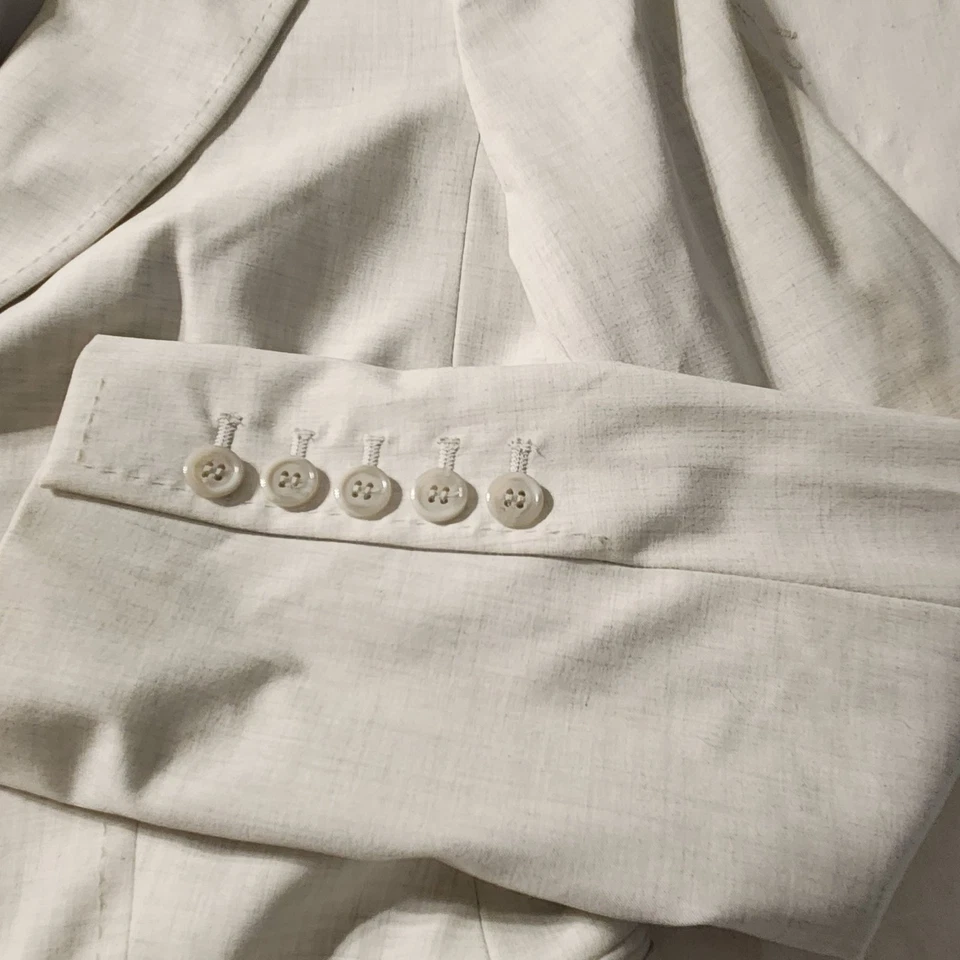 Chaqueta Blazer The Limited Marfil Mujer Talla 10 Classicore Academia Glam Años 90 Foto 4 de 4