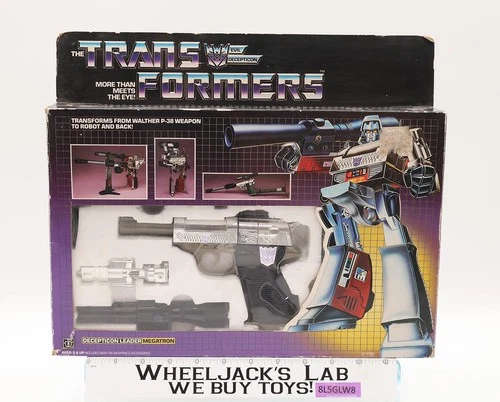 Megatron 100% Complete W/BOX & INSERT G1 Transformers Hasbro 1984 Figure