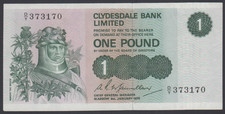Scotland  1  Pound  06-01-1975  VF  P. 204c,   Banknote, Circulated