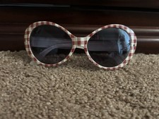 Gymboree Strawberry Farm Red  White Checkered Sunglasses Age 5-8 Please Read 